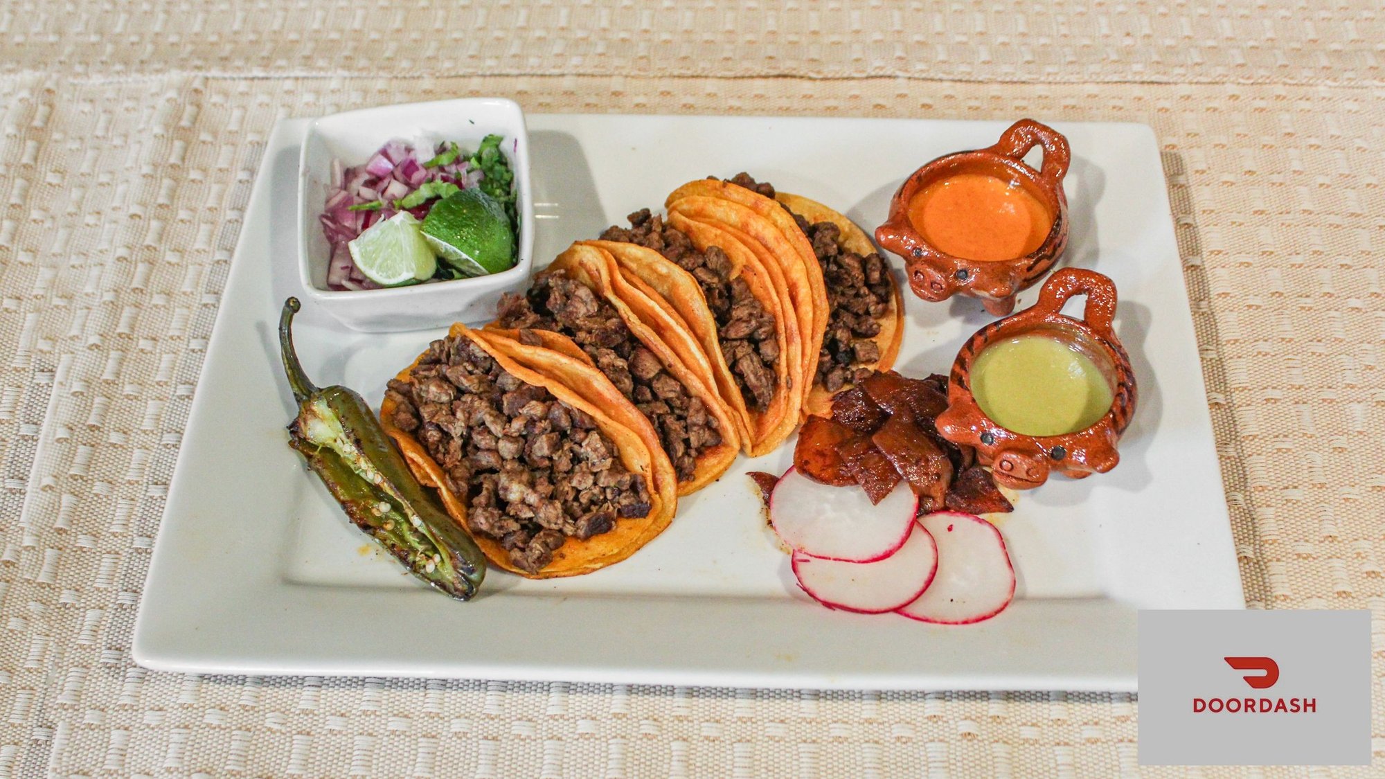 Street Tacos (order of 4 tacos)