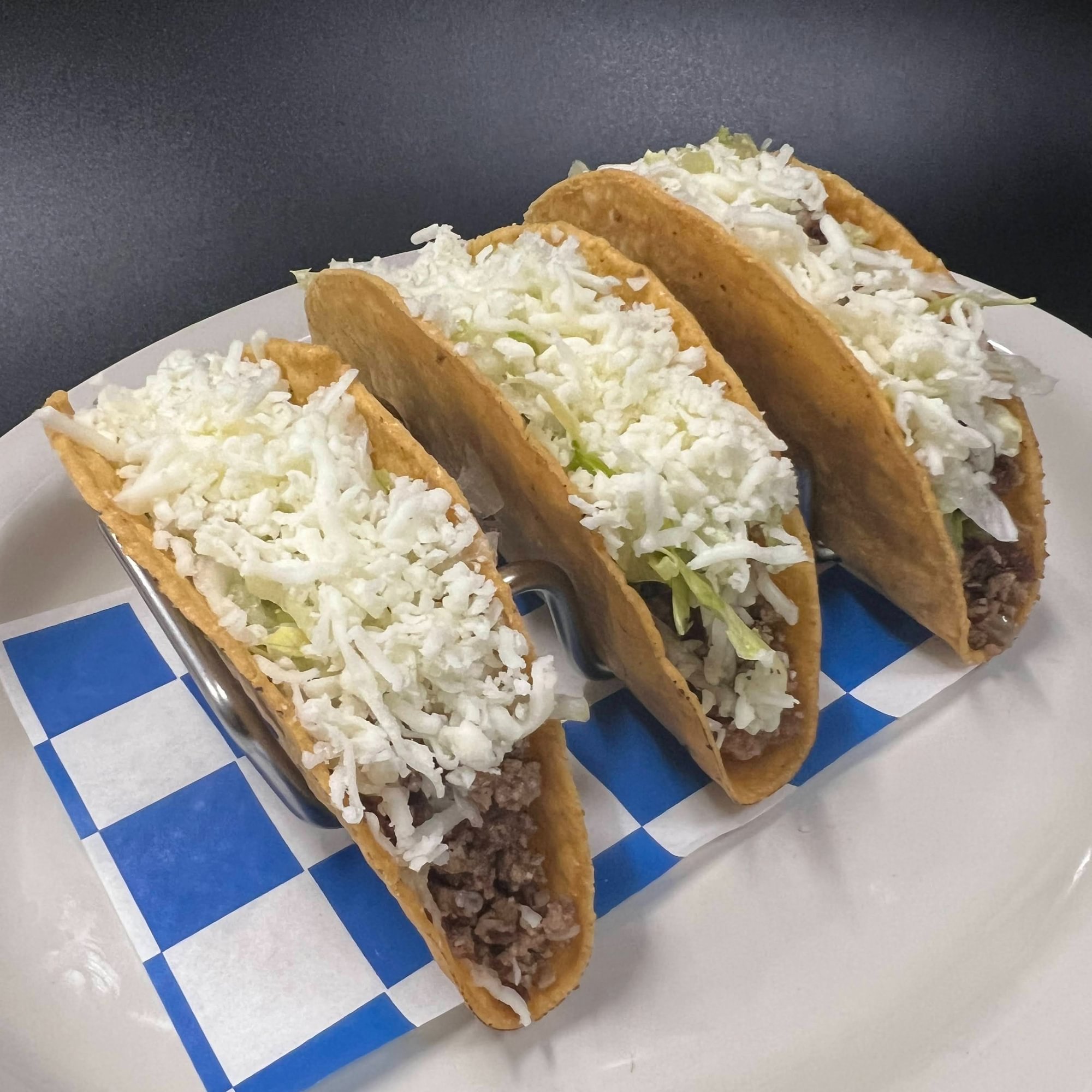 Beef Hard Tacos (3)
