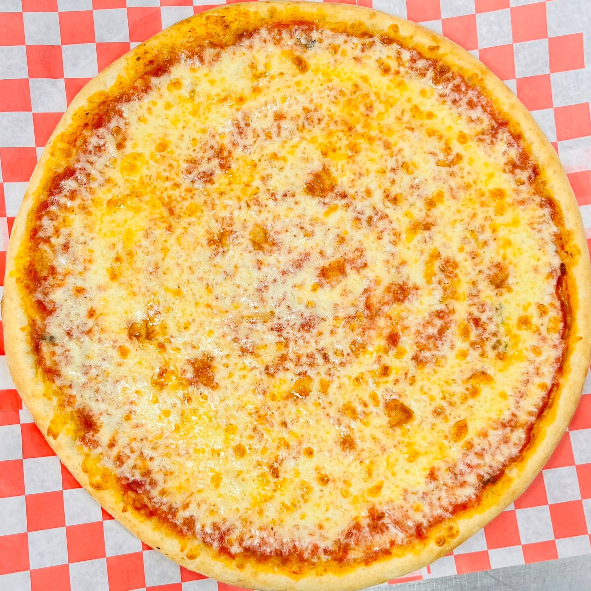 Plain Cheese pizza