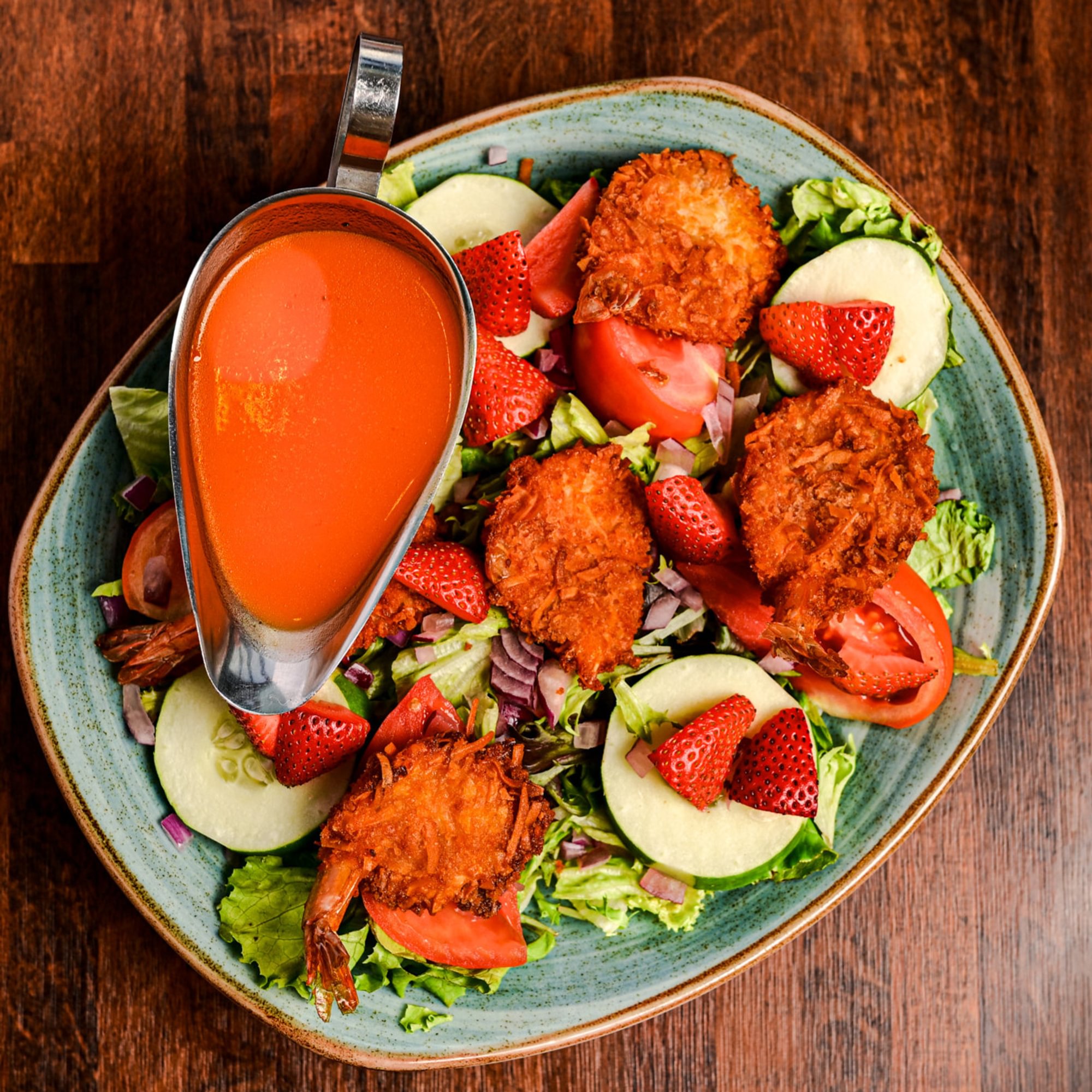 Coconut Shrimp Salad