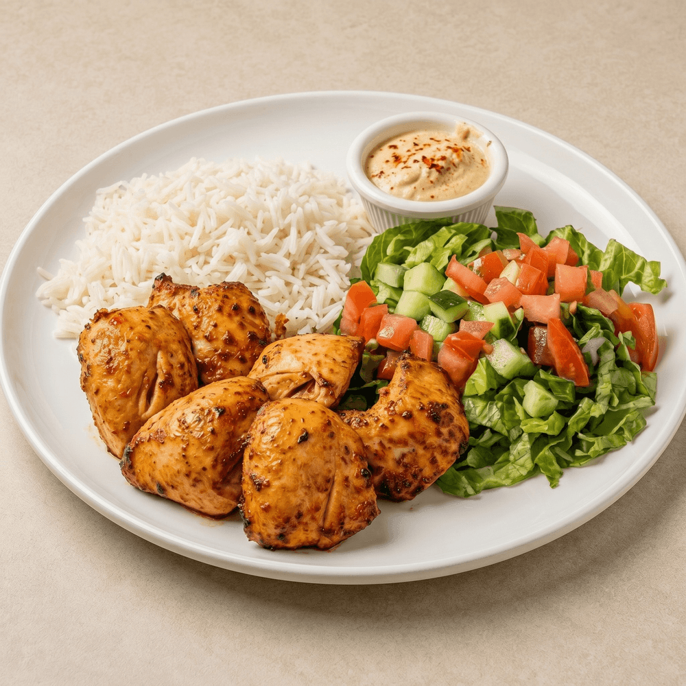 Chicken Breast Kabob Plate