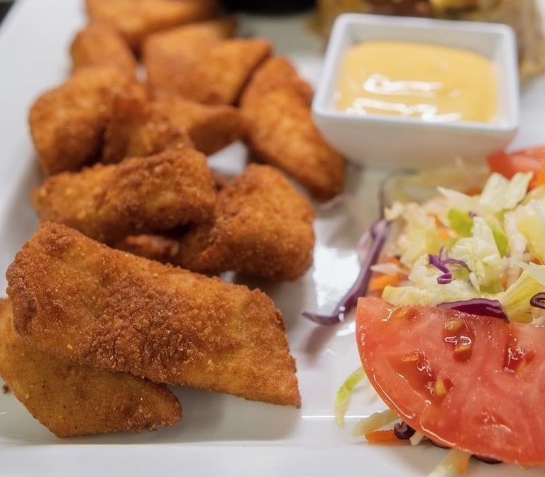 Mofongo De Chicharrón De Pescado / Fried Fish Chunk Mofongo
