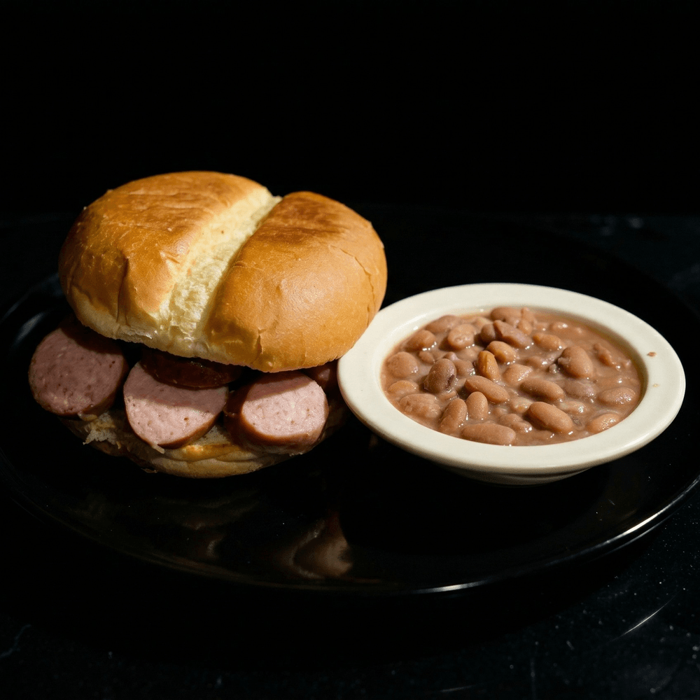 Smoked Sausage BBQ Platter