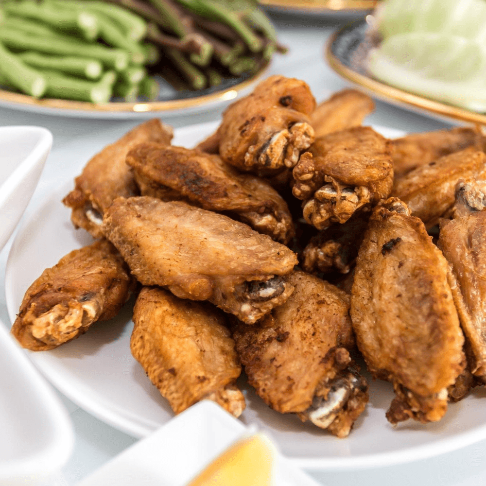 Fried Whole Wings (4 Pieces)