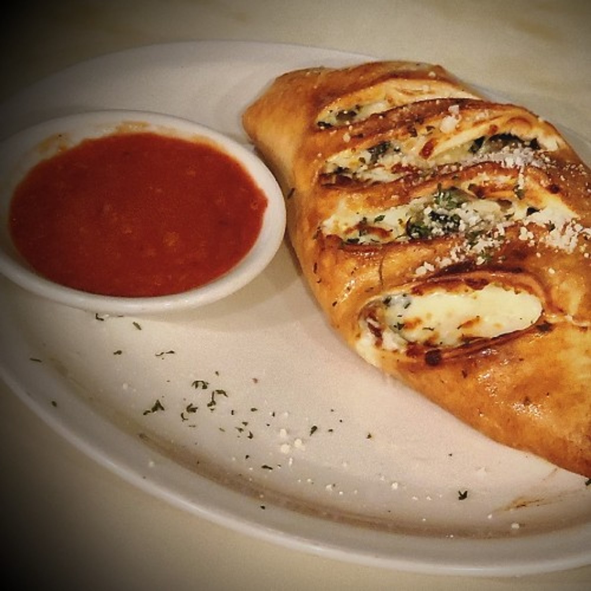 Chicken Florentine Stromboli