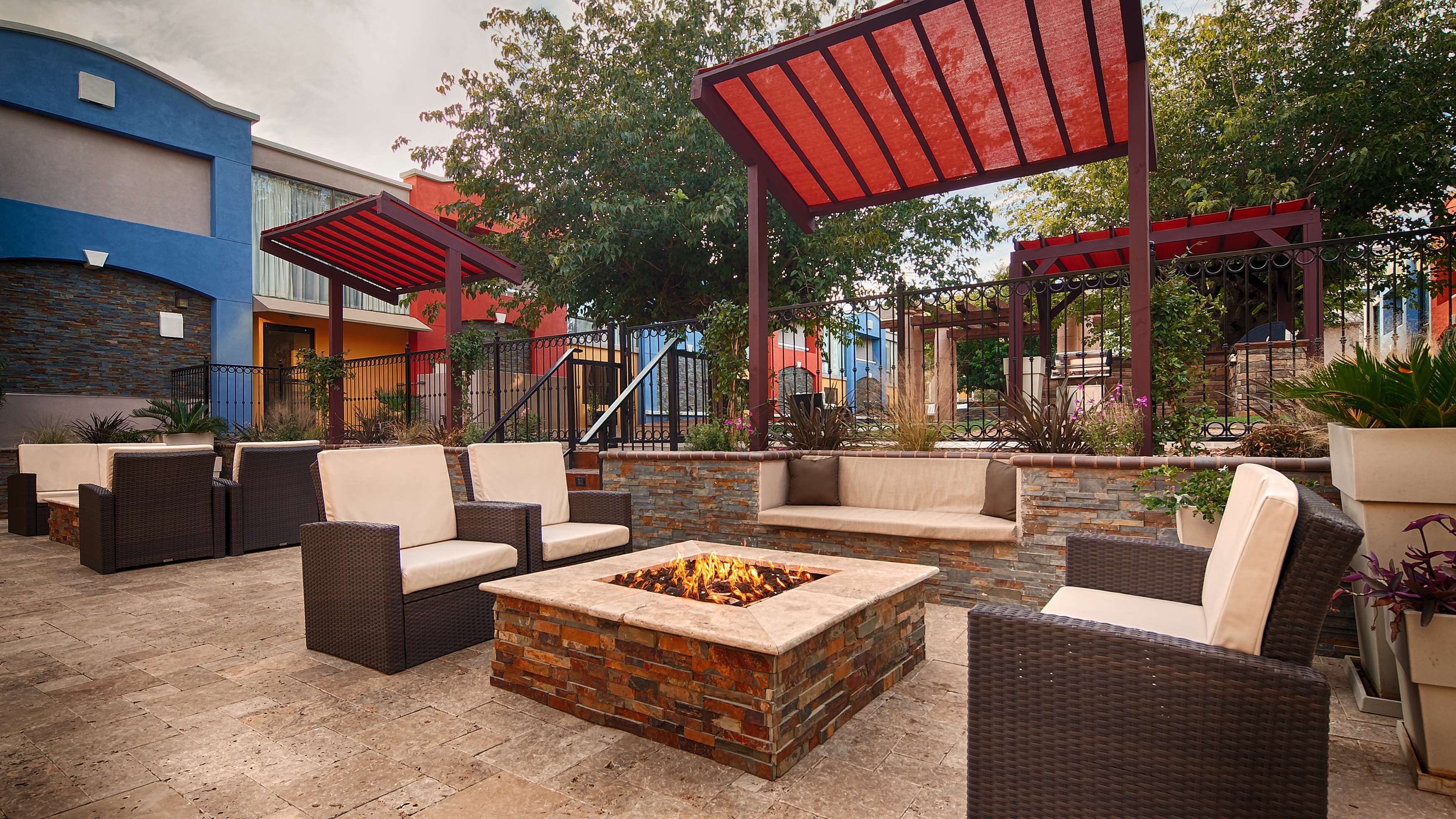 Courtyard Fire Pits