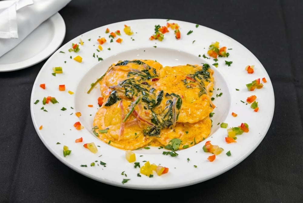 Roasted Red Pepper Ravioli