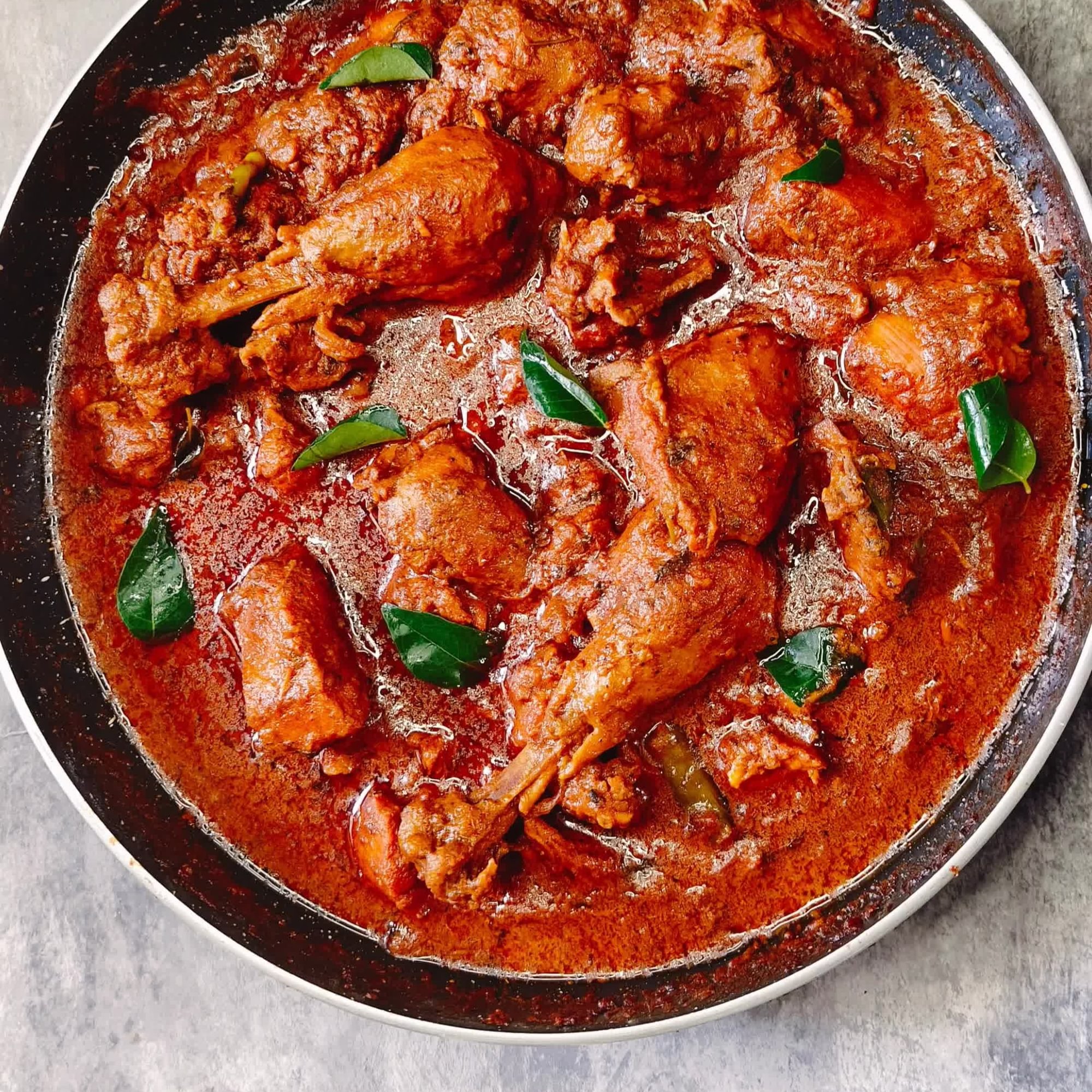 M2 Hyderabadi Red Chicken