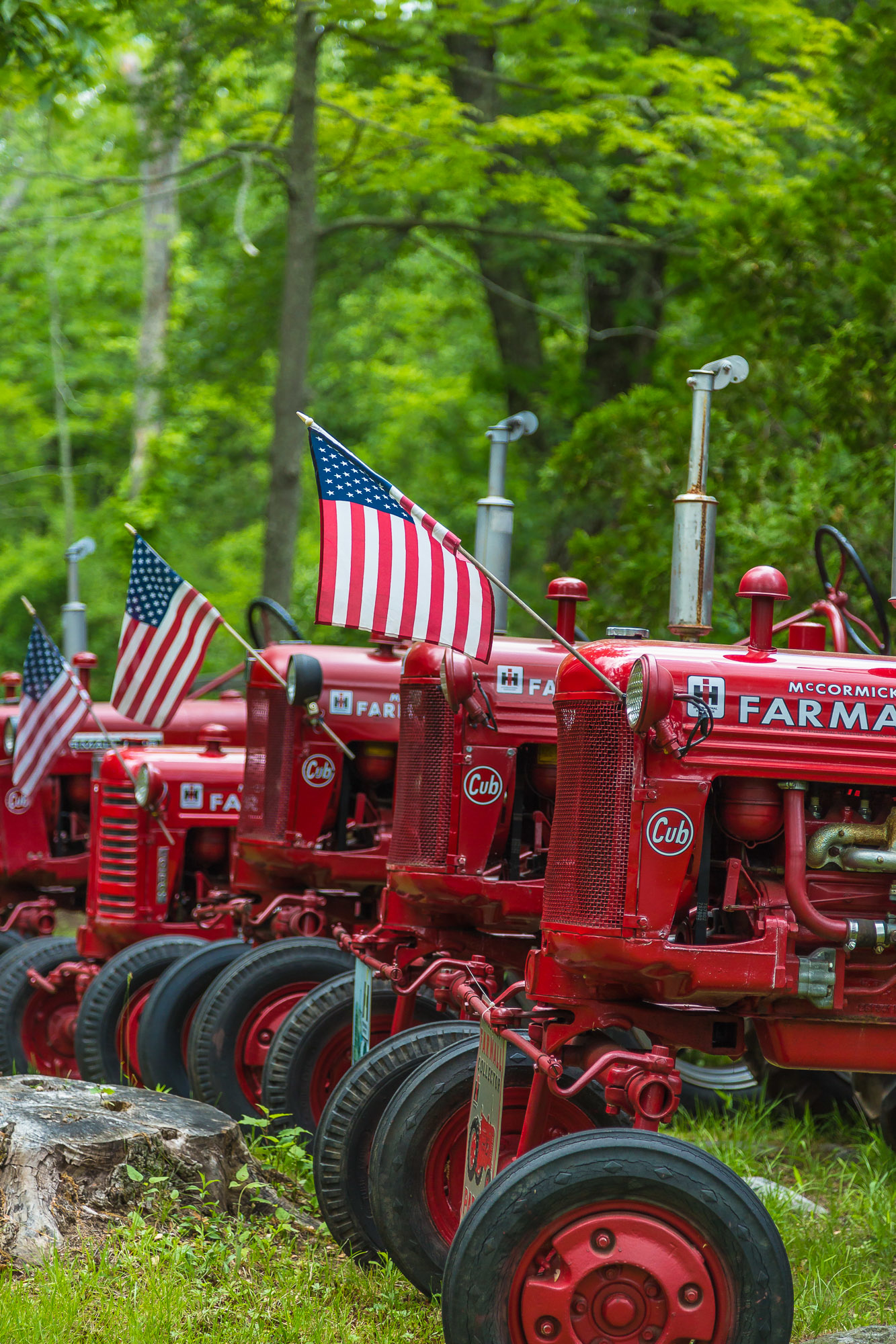 Americana. Farm tractors. Photo copyright Miceli Productions. http://MiceliProductions.com