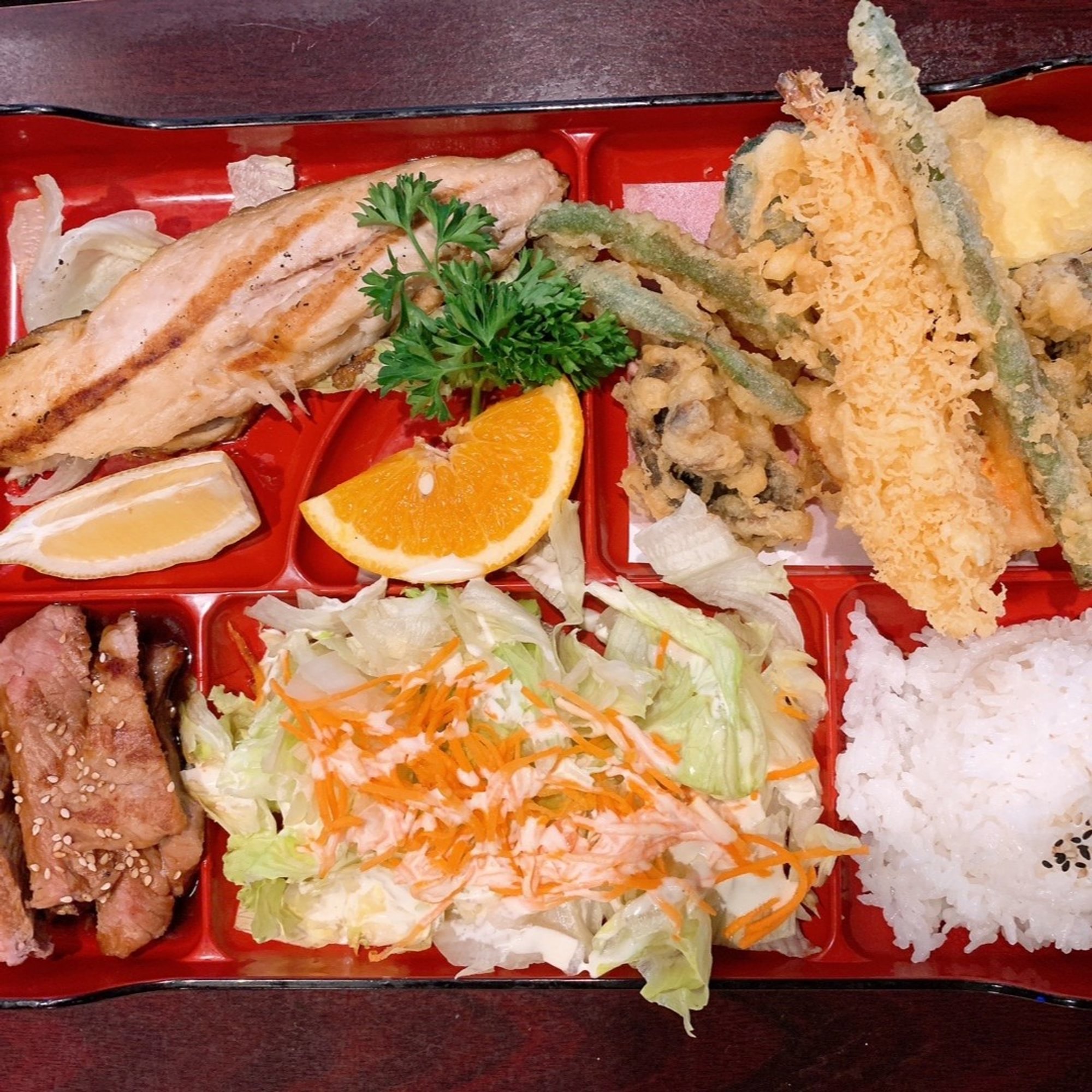 3 Item Bento Without Sashimi