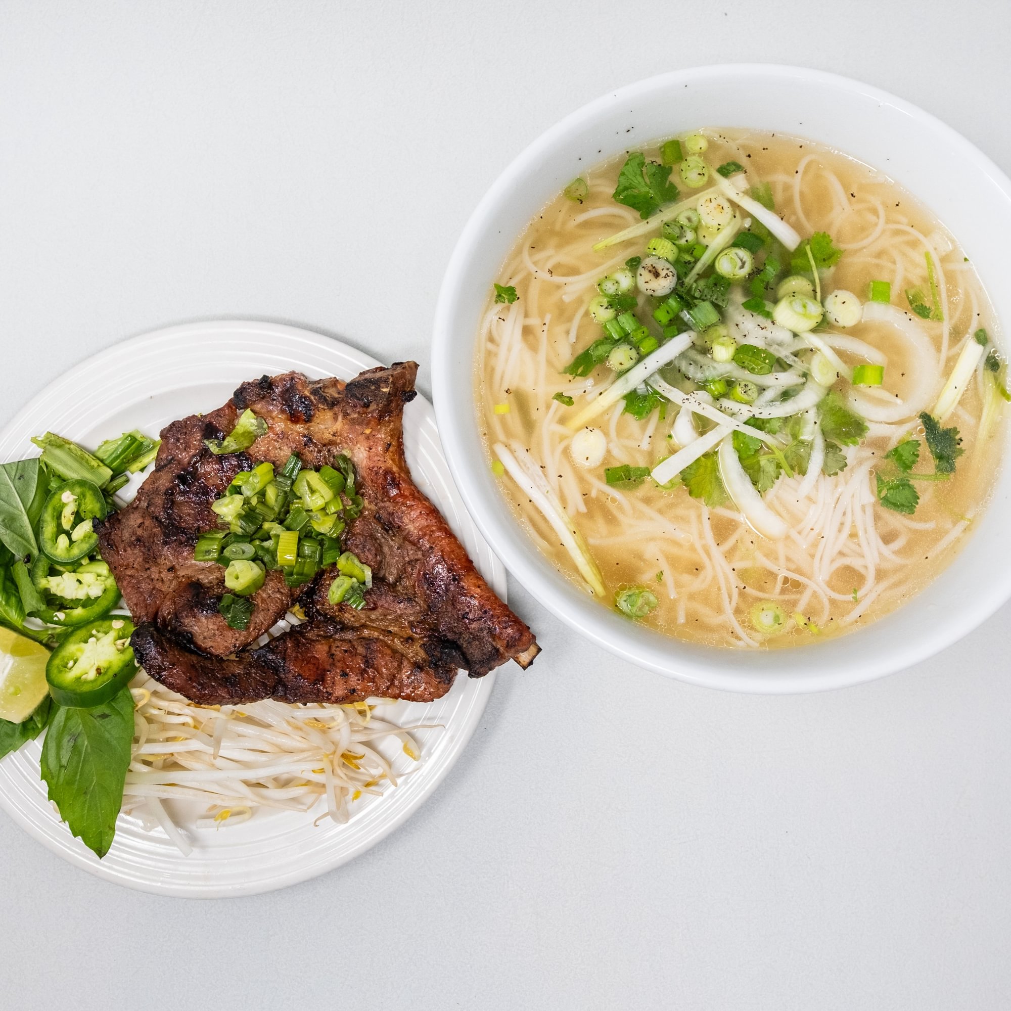 Pho Grilled Pork Chop / Phở Sườn Nướng
