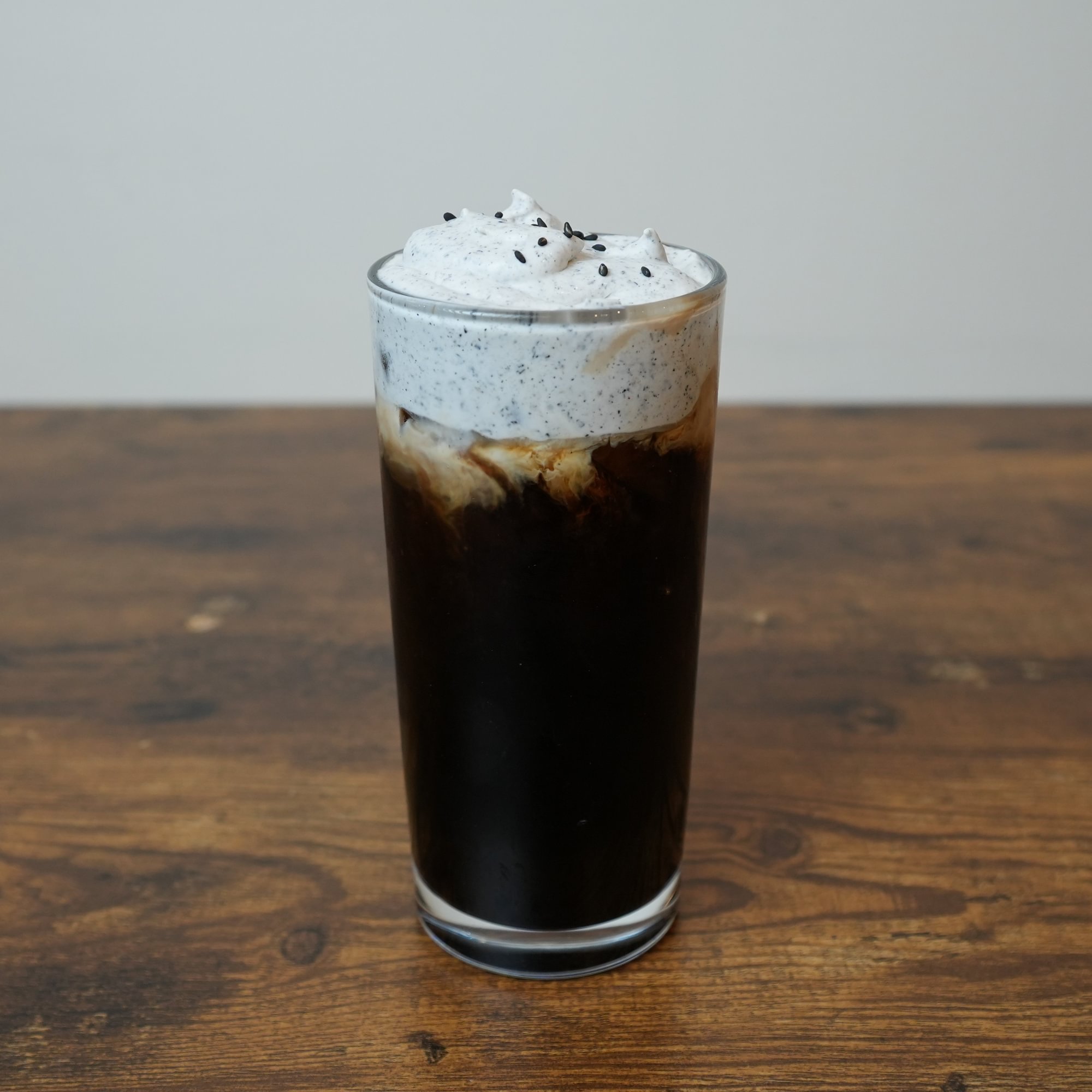 Thai Iced Coffee + Black Sesame Creme