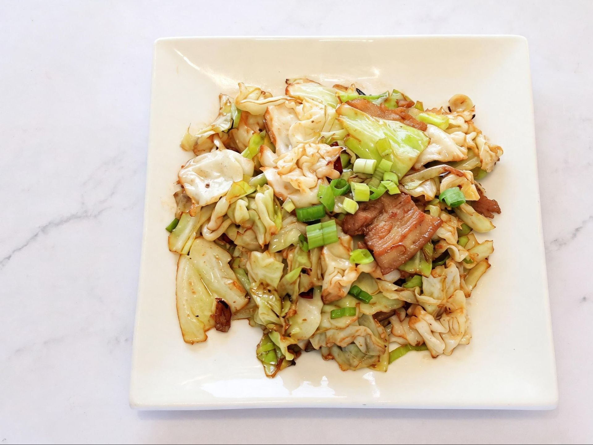Hand-Torn Cabbage Stir-Fry