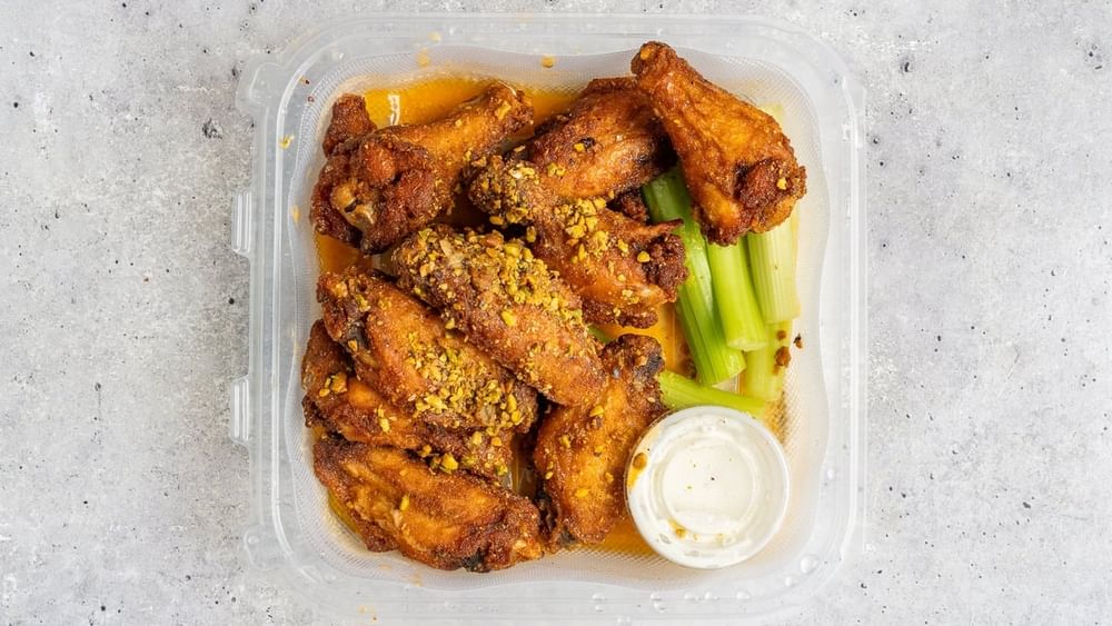 10- Garlic Pistachio Wings