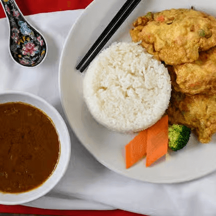43. Chicken Egg Foo Young