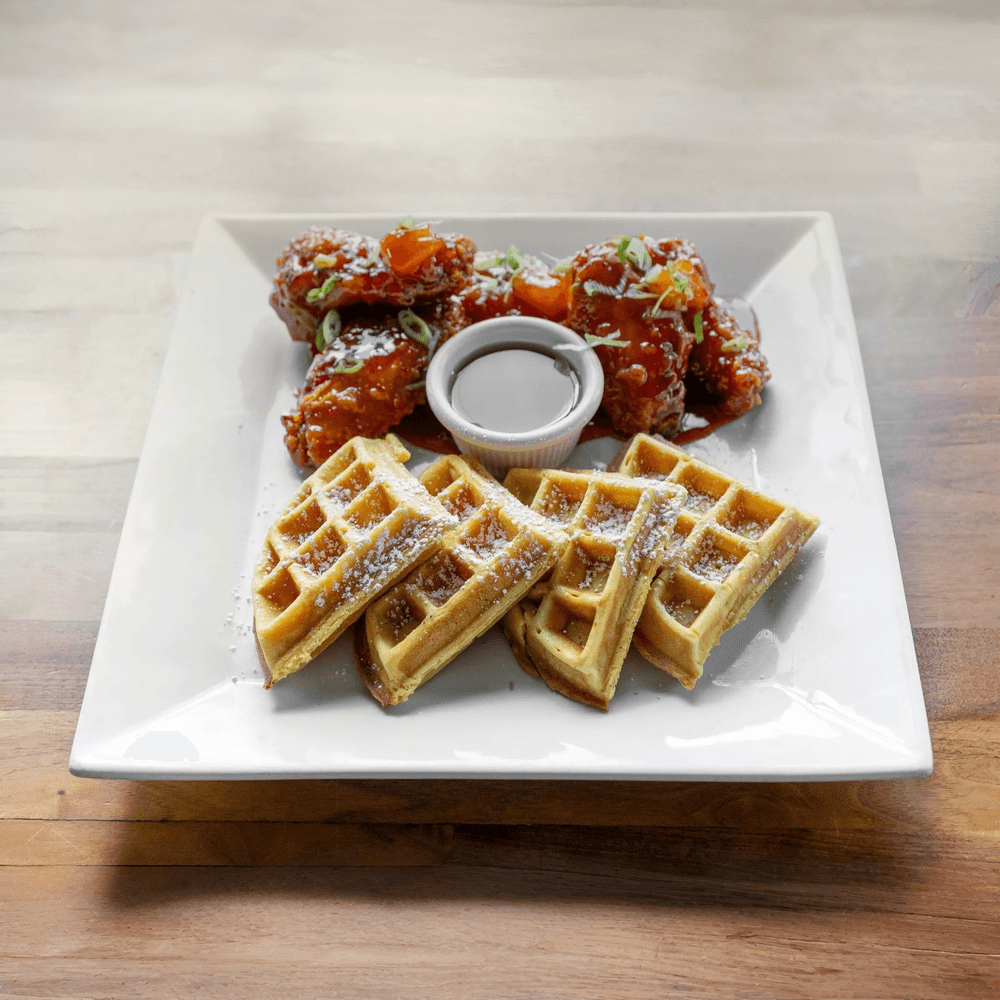 Fried Chicken Wings & Waffles
