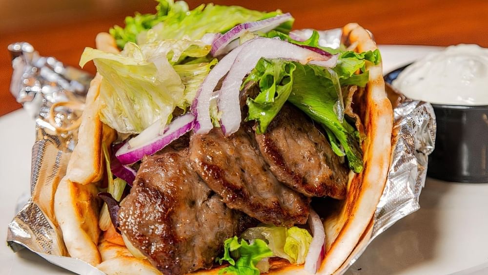 Beef Gyro in Pita