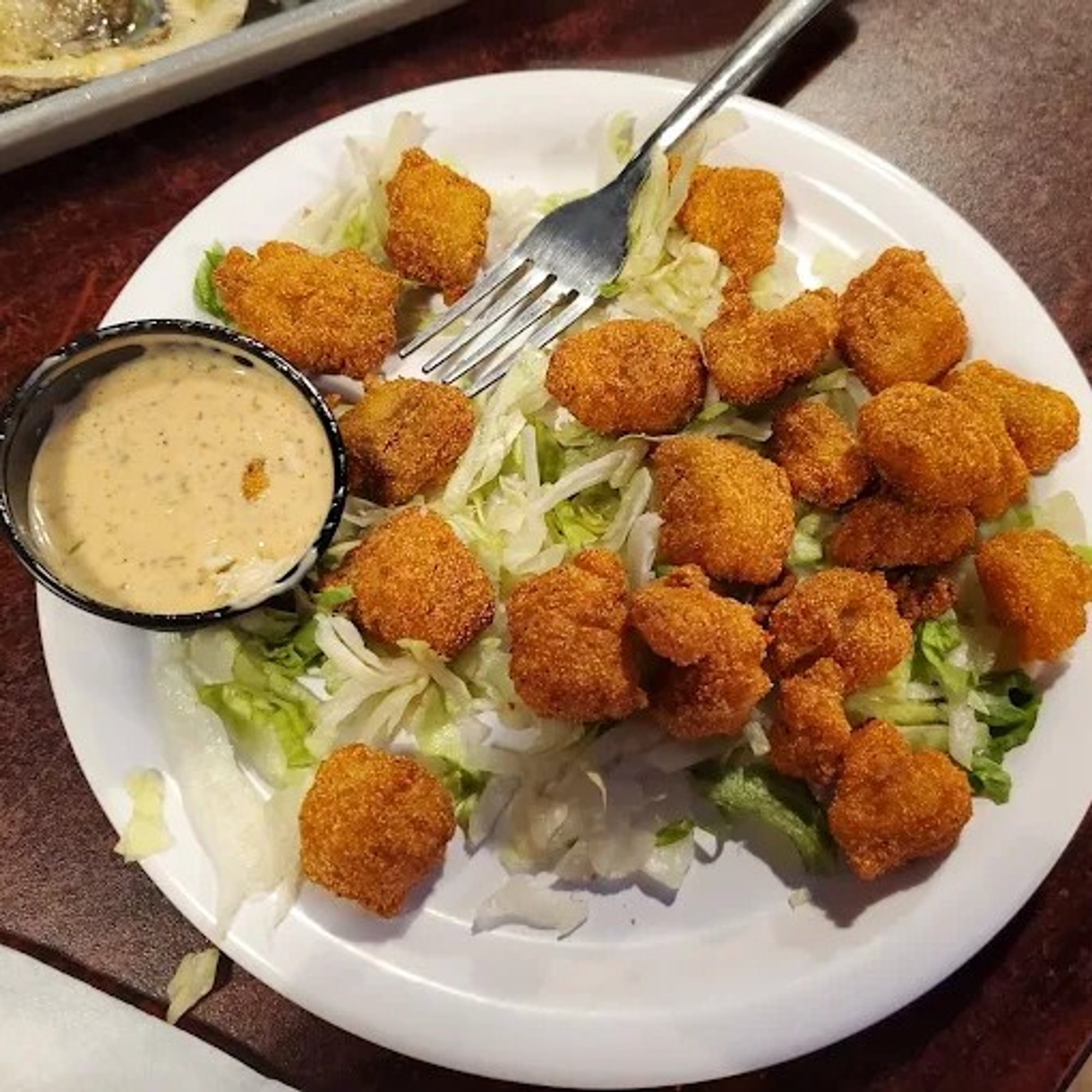 Fried fish bites