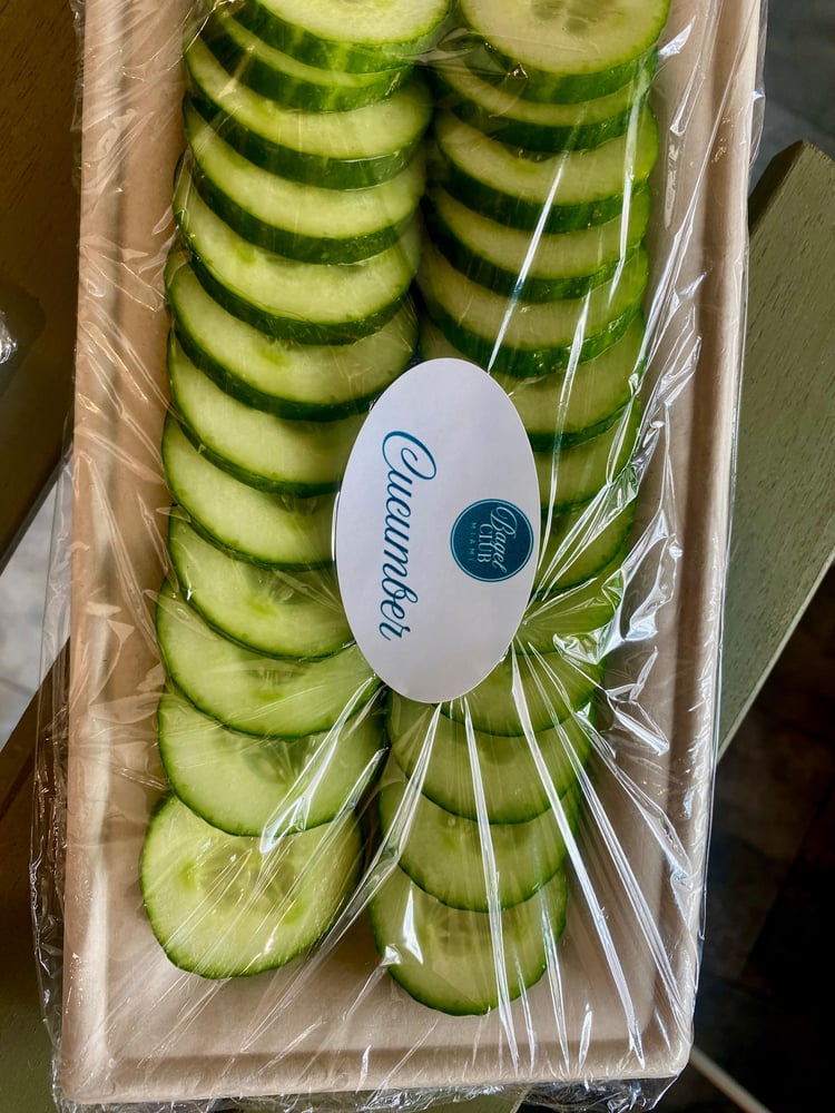 Cucumber Slices (Serves 3-4)