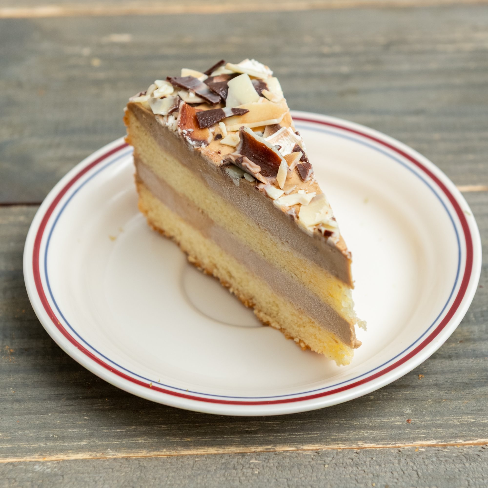 Dulce de Leche Cake Slice