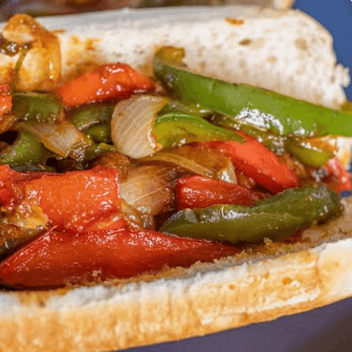 Sausage, Peppers & Onions Sandwich