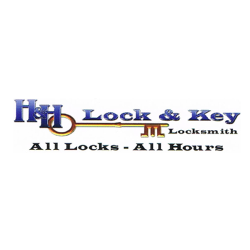 H & H Lock & Key Logo