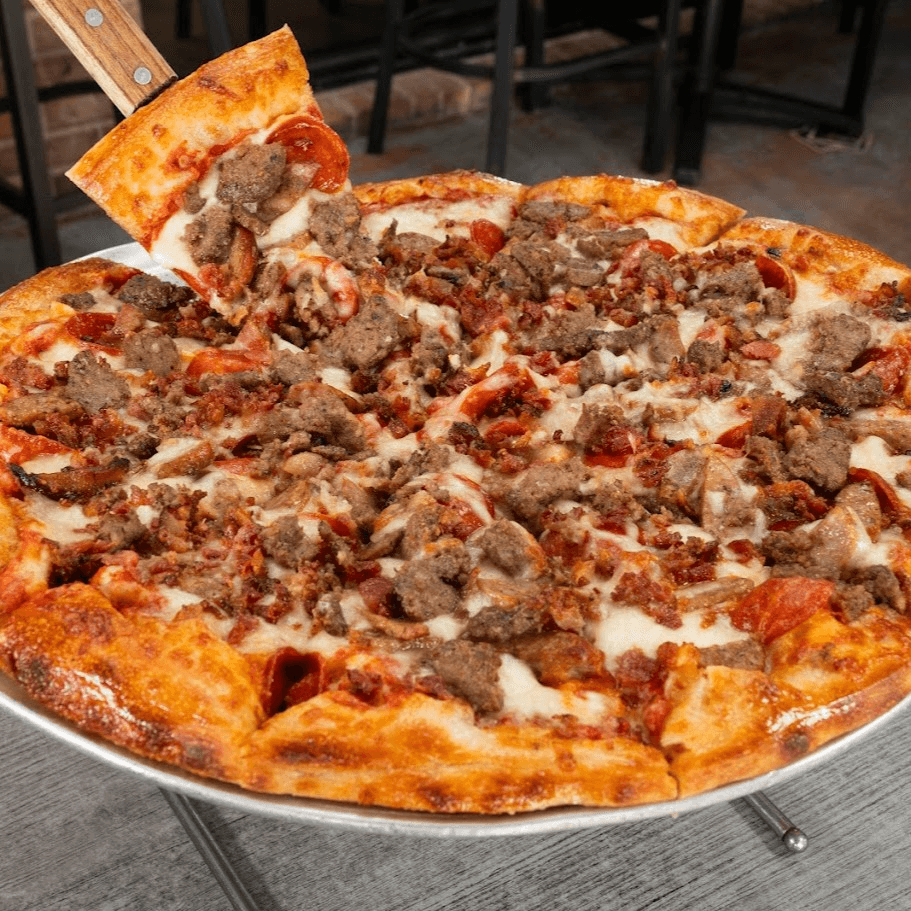 Meat lovers pizza