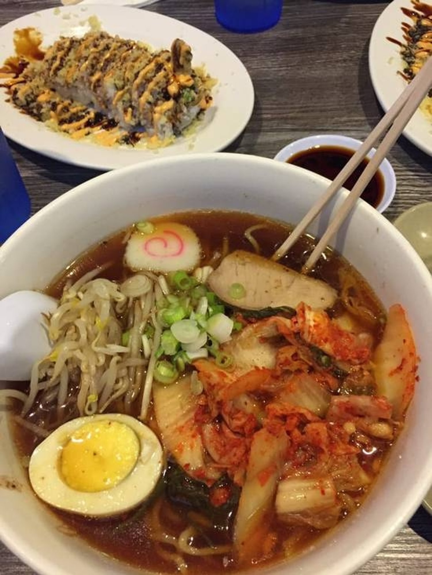 Wonton Kimchi Soup Noodle