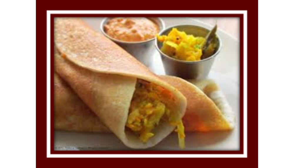 Masala Dosa - Vegan, Gluten free