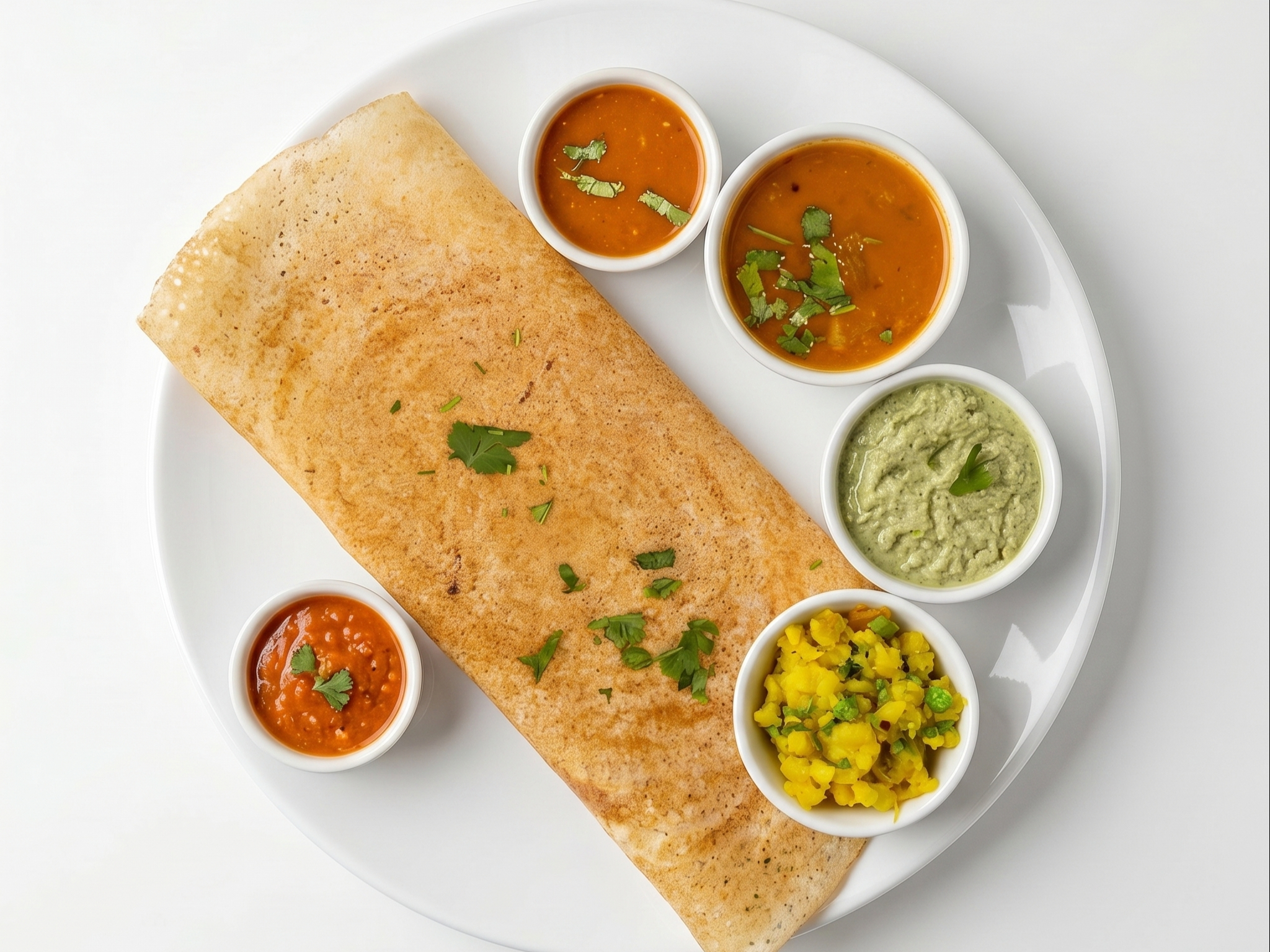 "Superstar" Dosai (Crepe Stuffed with Masala/Onion)