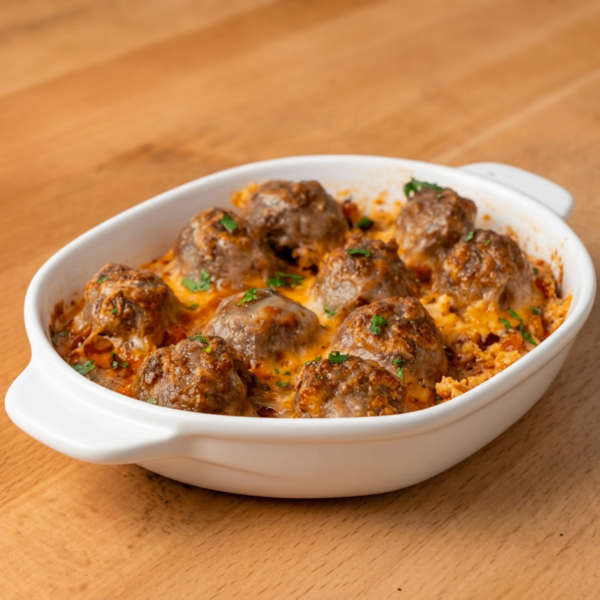 Cheesy Meatballs