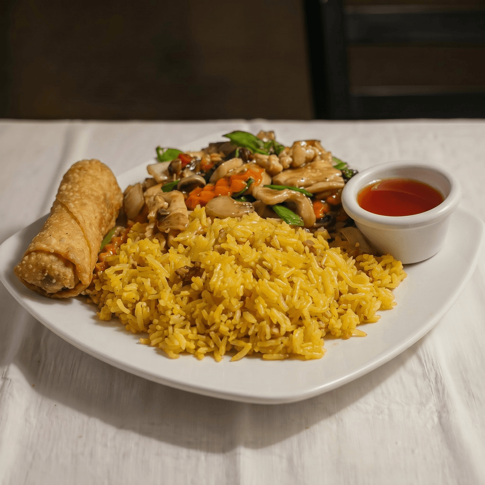 Mixed Vegetables with Beef, Chicken, or Shrimp Combo