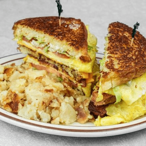 Egg Club Triple Decker Sandwich