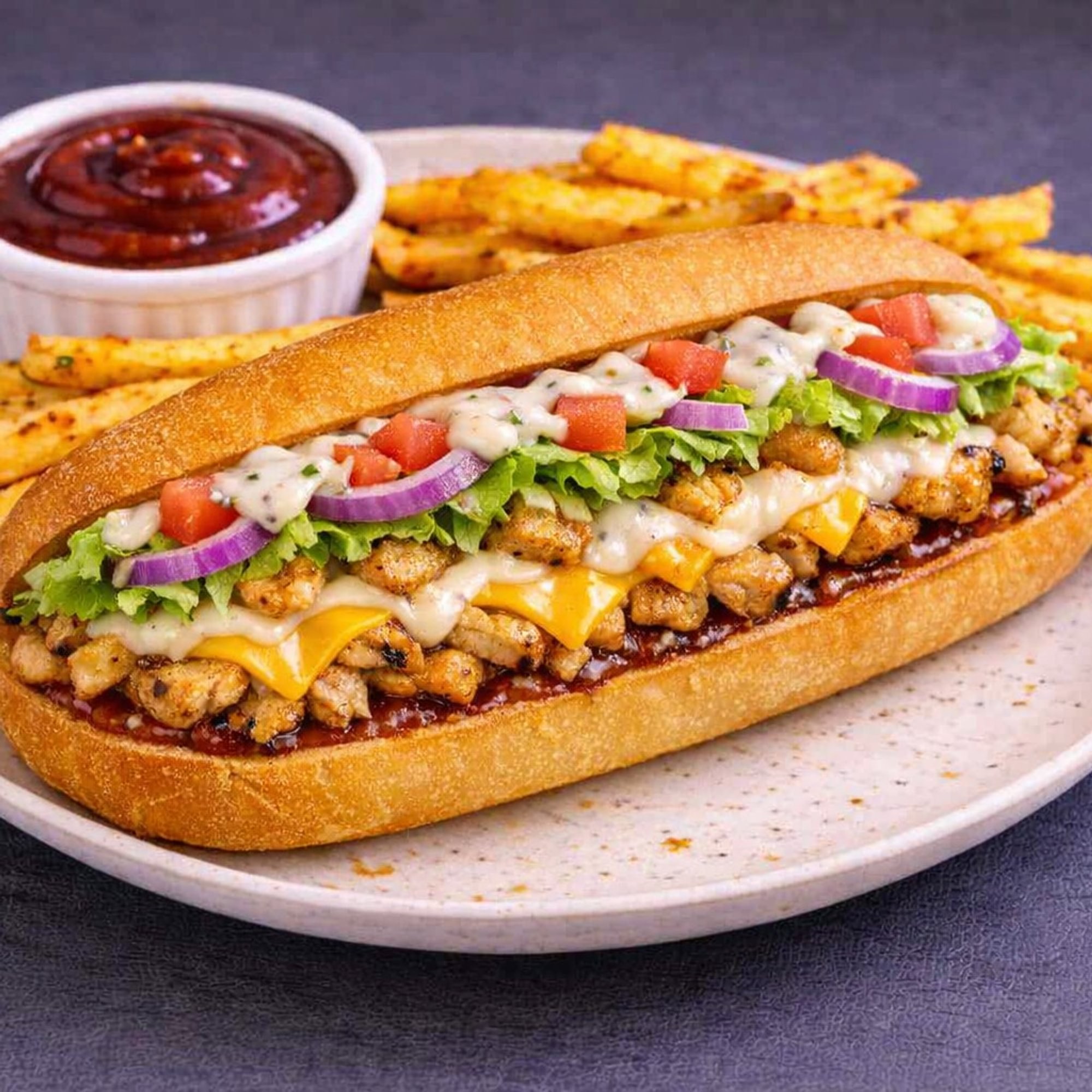 Chicken Cheesesteak Sandwich