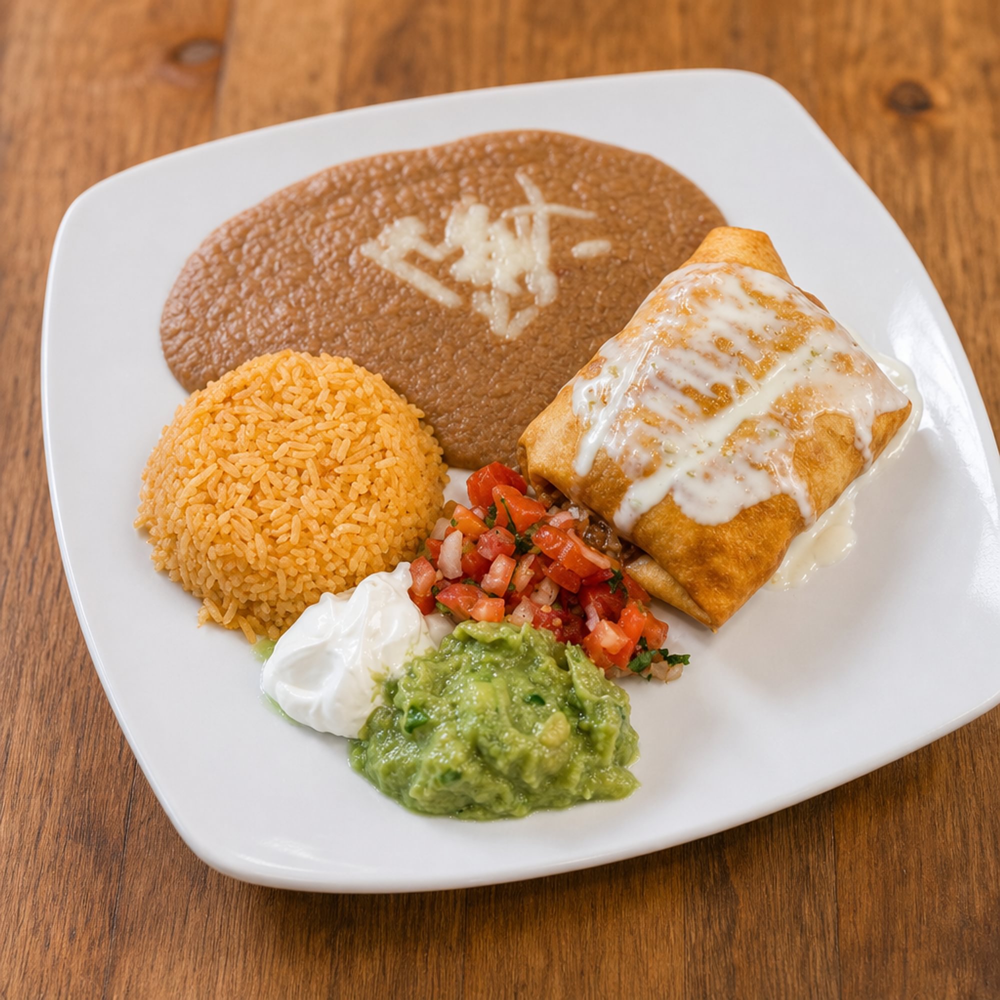 Chimichanga Lunch