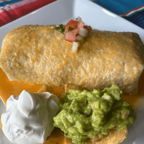 Beef Burrito Mojado Lunch
