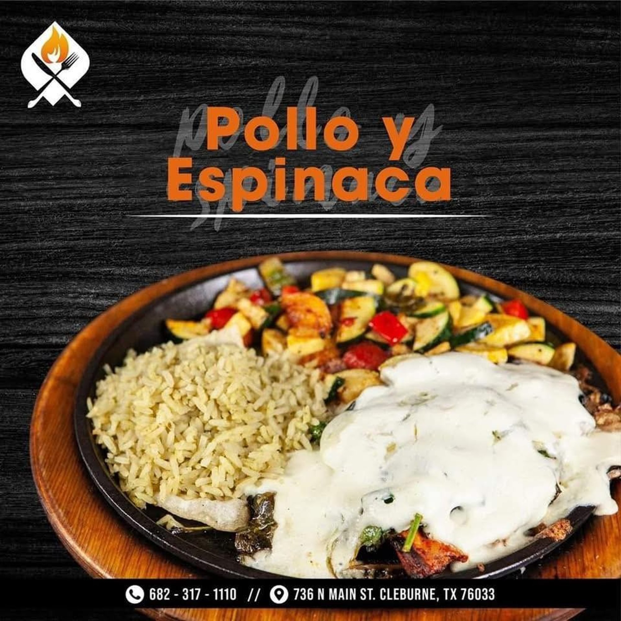 Pollo Y Espinaca