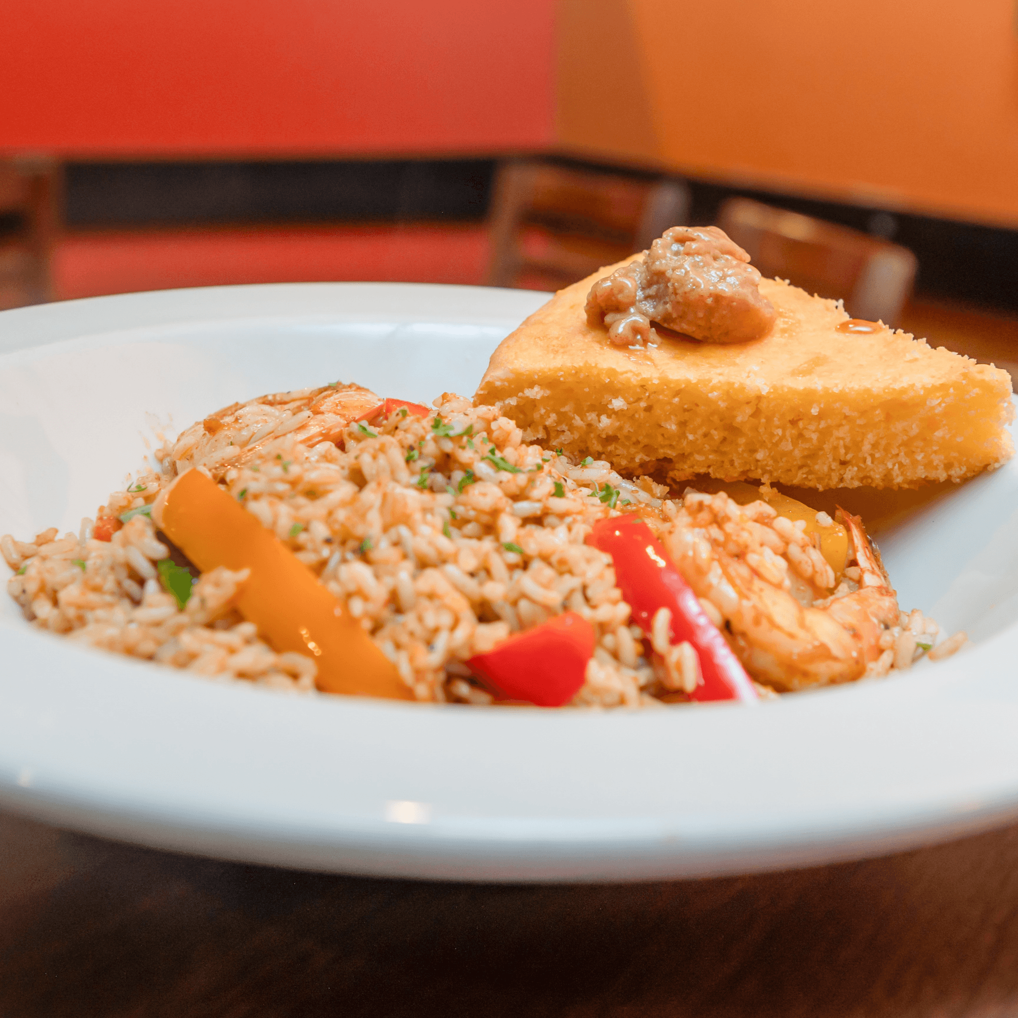 Cajun Shrimp & Dirty Rice