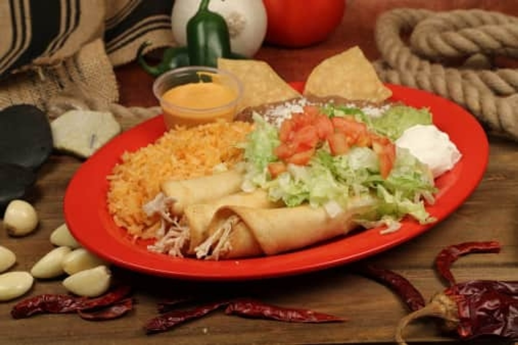 Flautas Plate