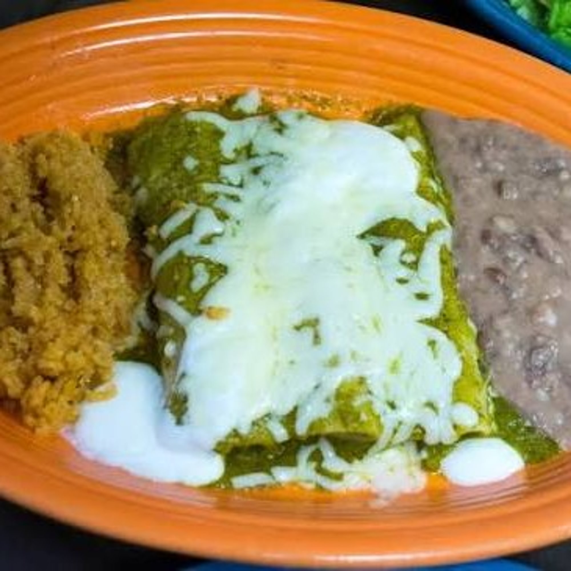 #5 Enchiladas Verdes