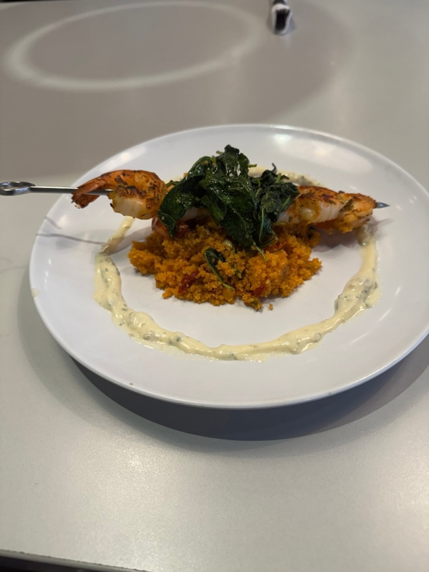 Garlic Skewered Shrimp