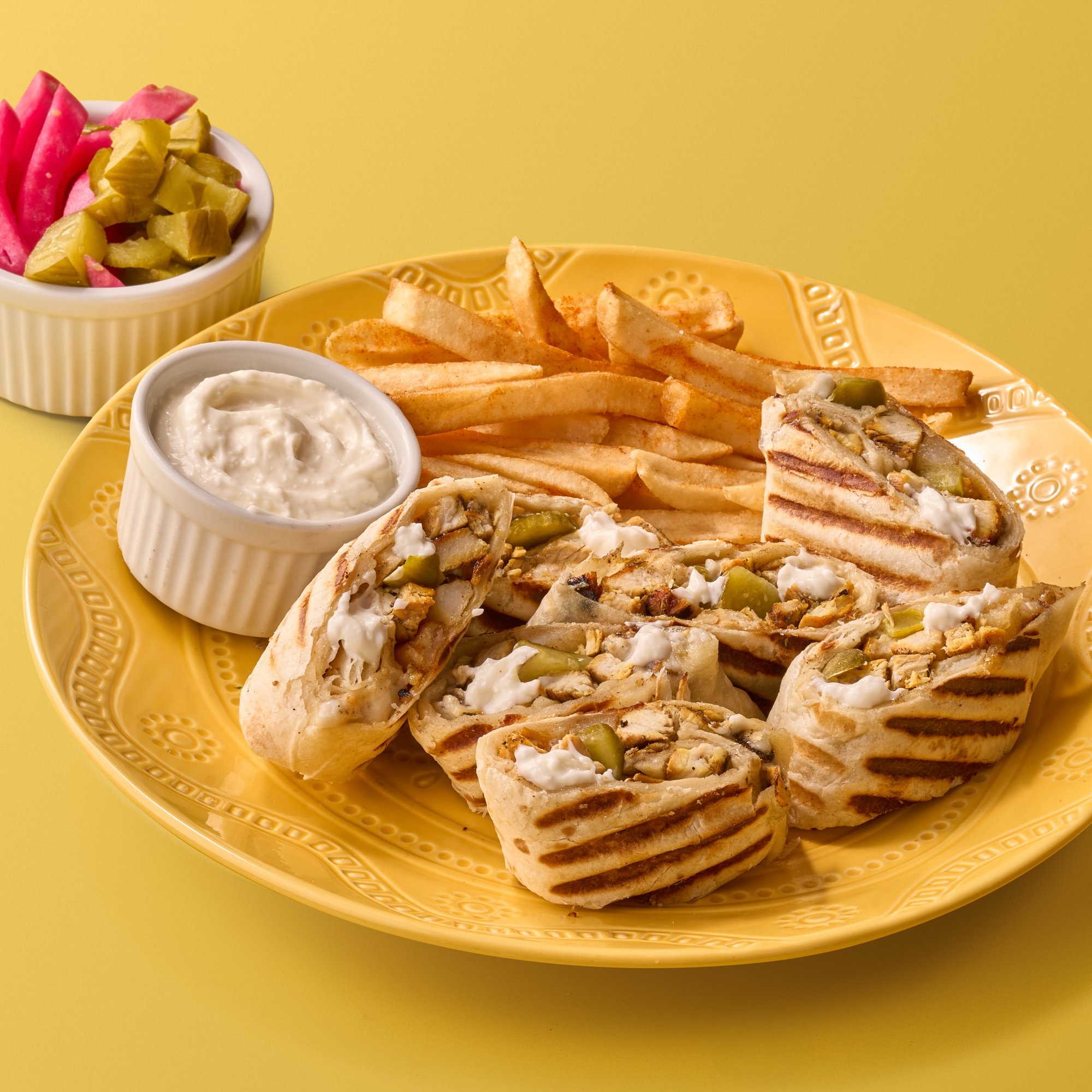 Chicken Shawarma Arabic Meal