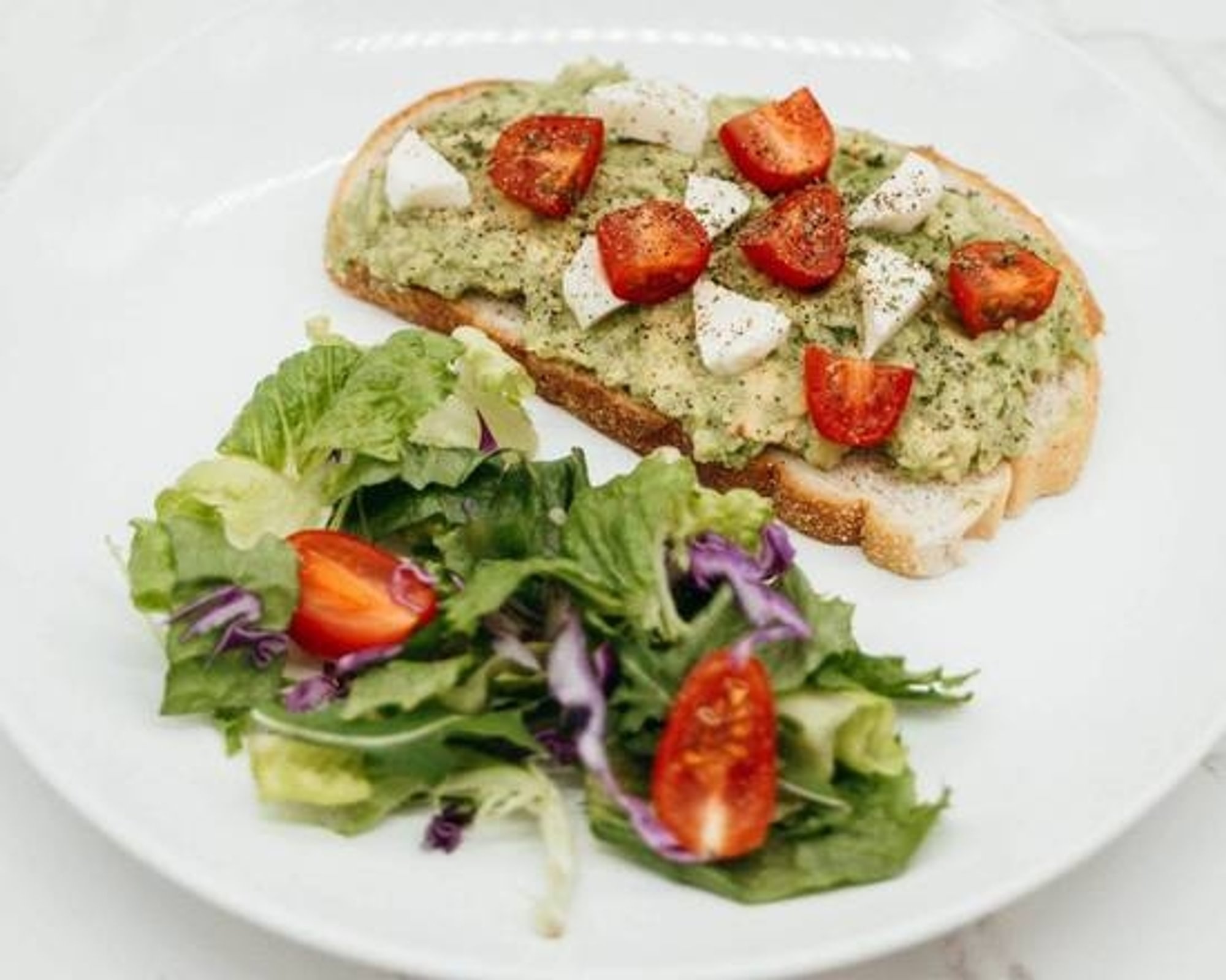 Avocado Veggie Toast