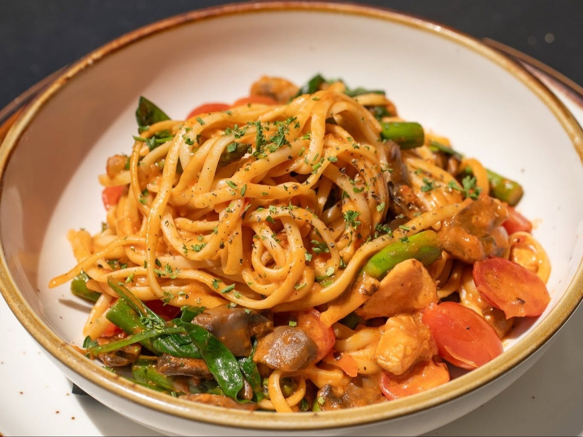 Veggie Linguine Pasta