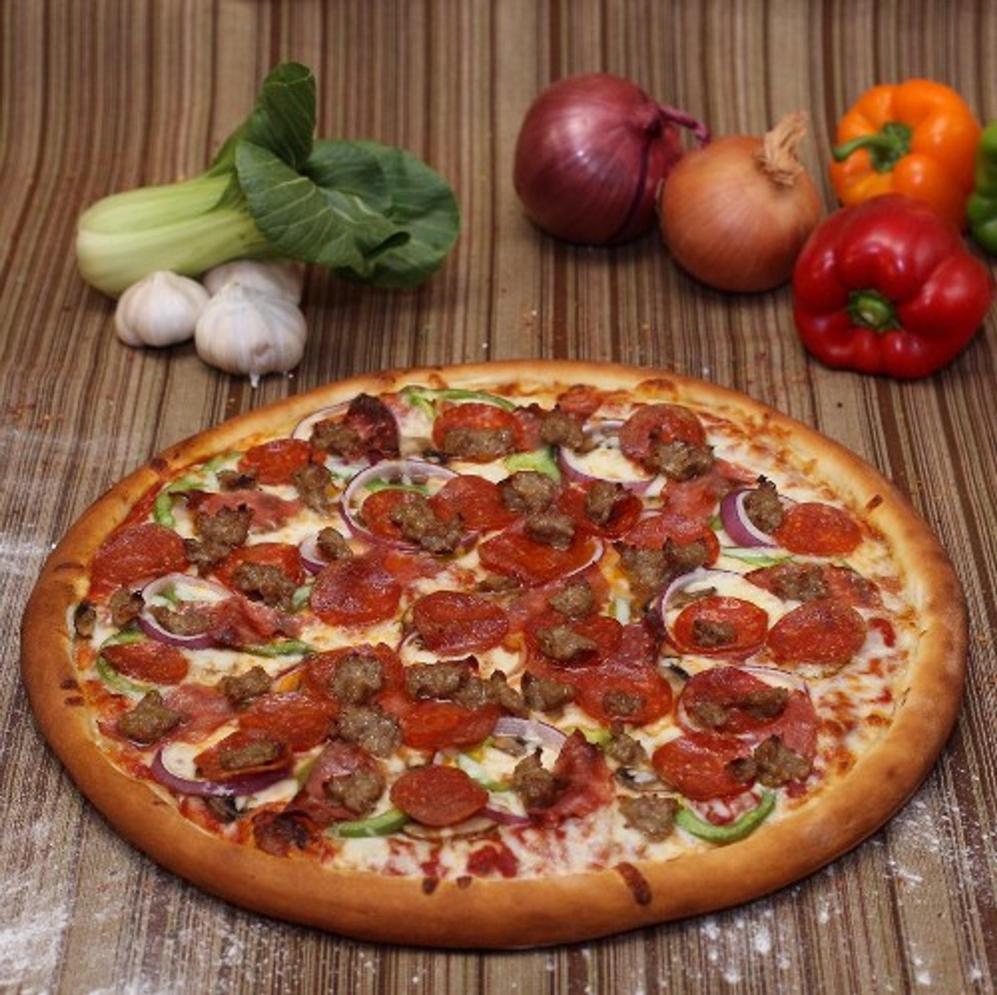 Mr. Pizza Man Special Pizza (12" Small)