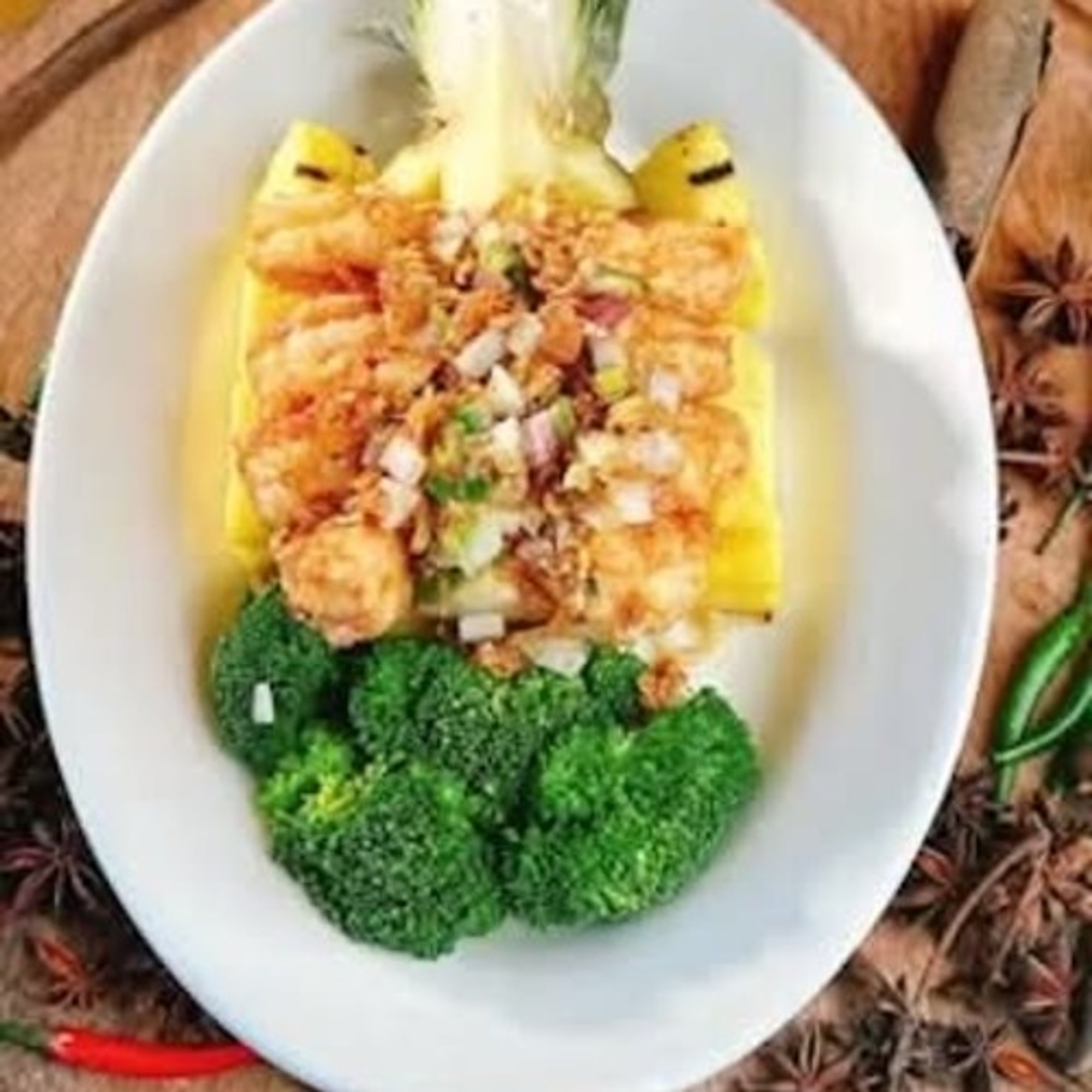 Tôm Rang Muối - Shrimp in the Fresh Ocean
