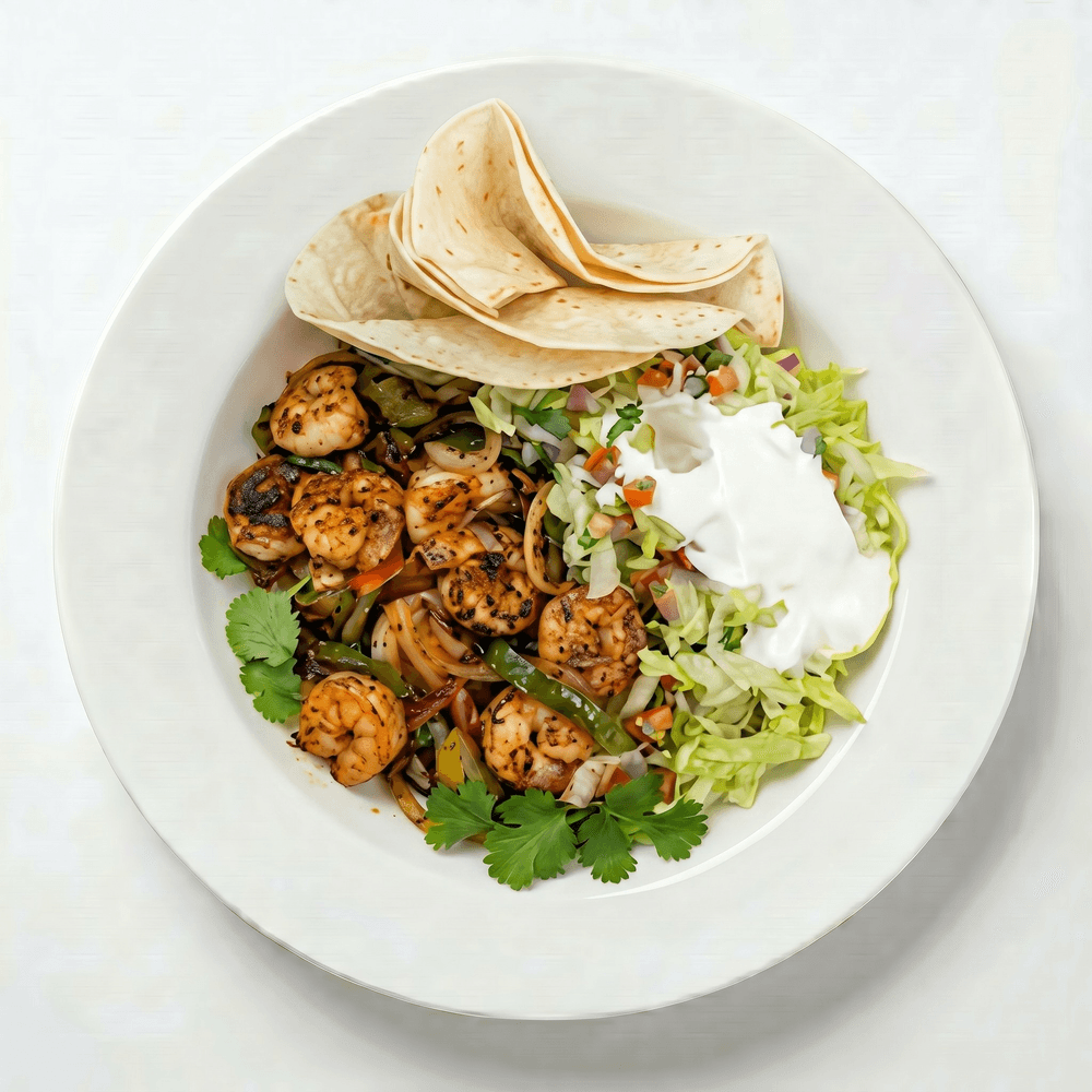 L - Shrimp Fajitas