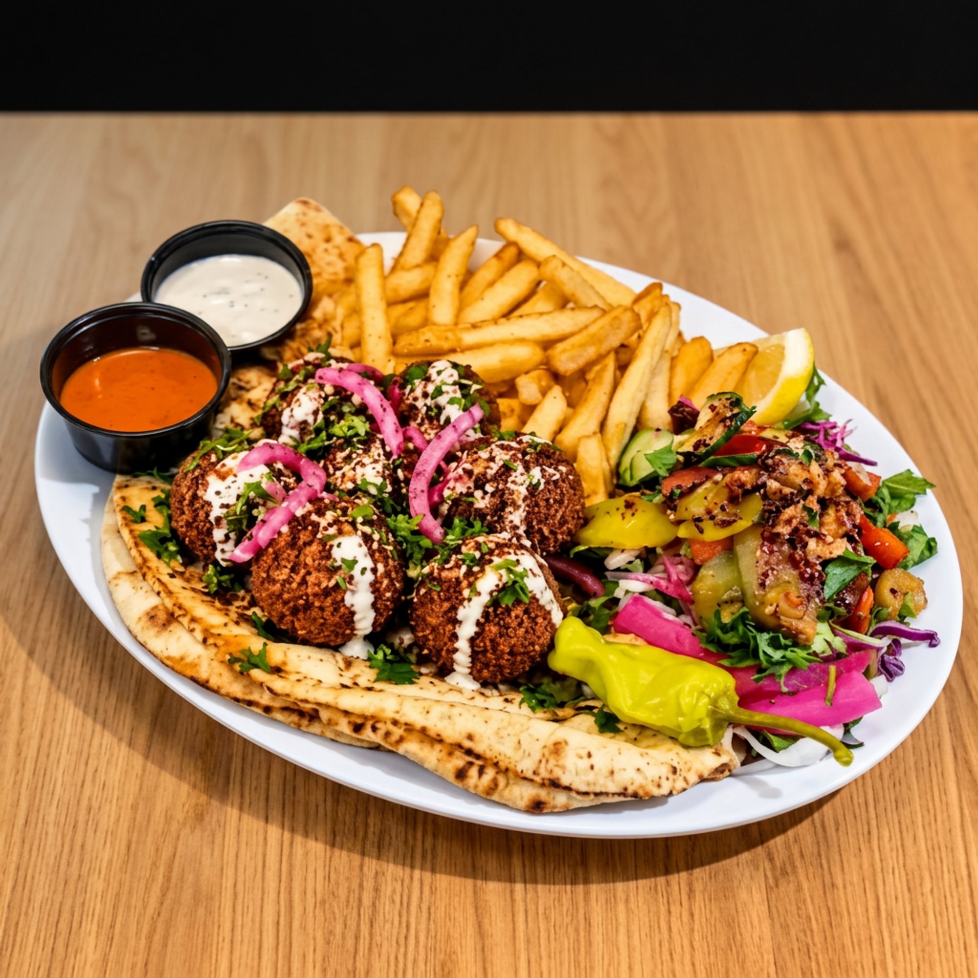 Plate Falafel