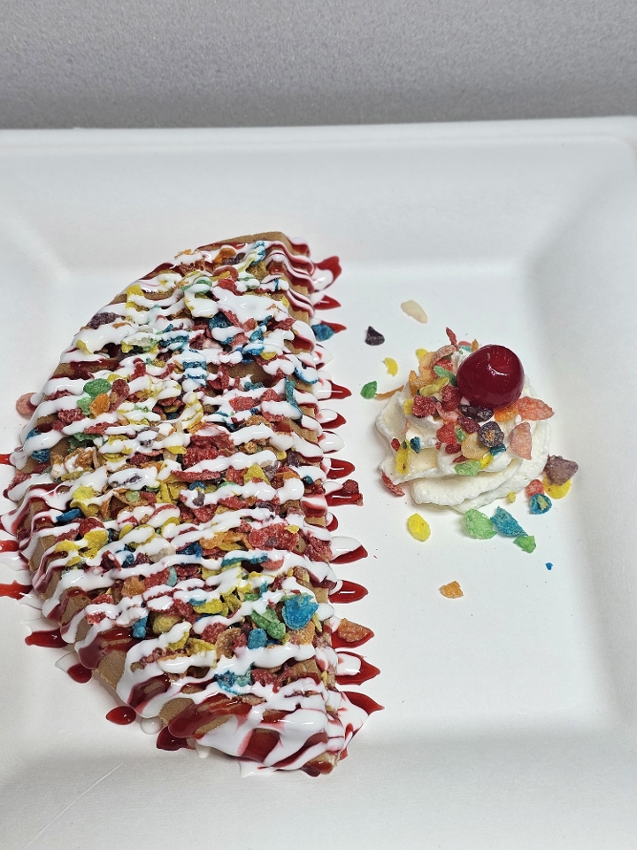 Fruity Pebbles Waffle