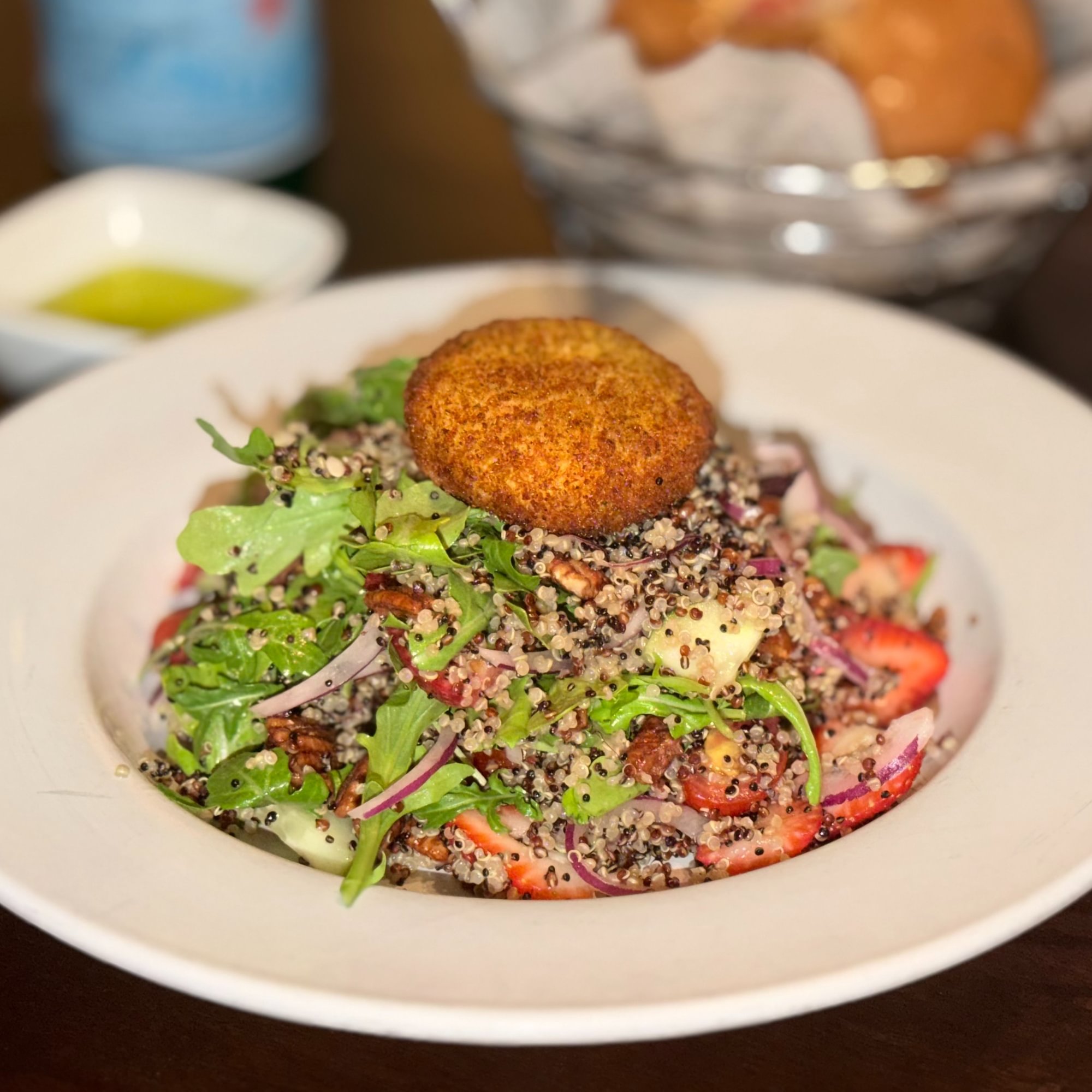 Warm Goat Cheese & Quinoa